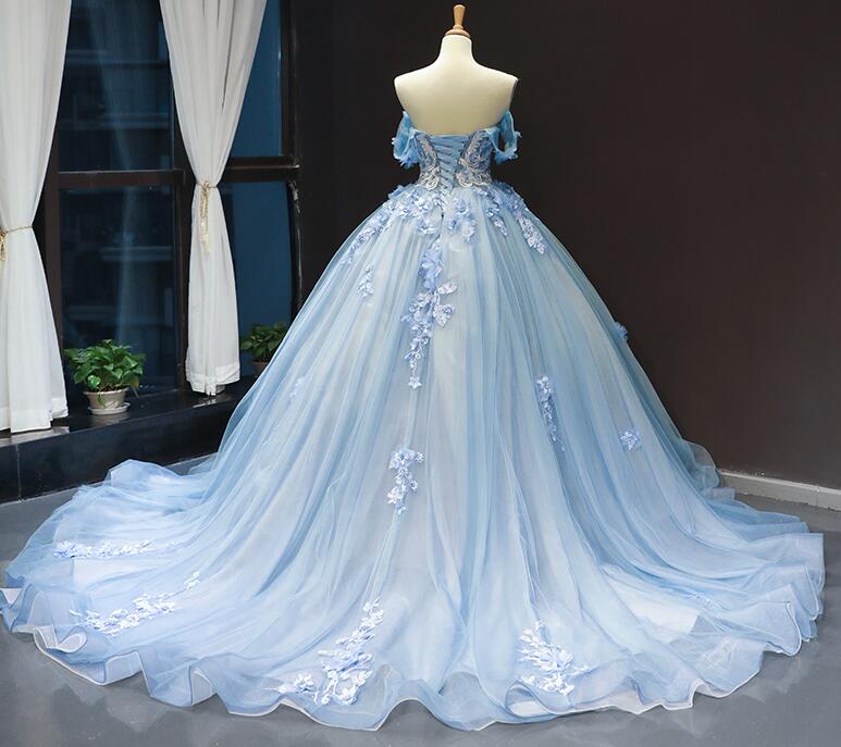 Off Shoulder Ball Gown Lace Applique Quinceanera Dresses Sweet 16 Dress | Sweet  16 dresses, Ball gowns prom, Ball dresses